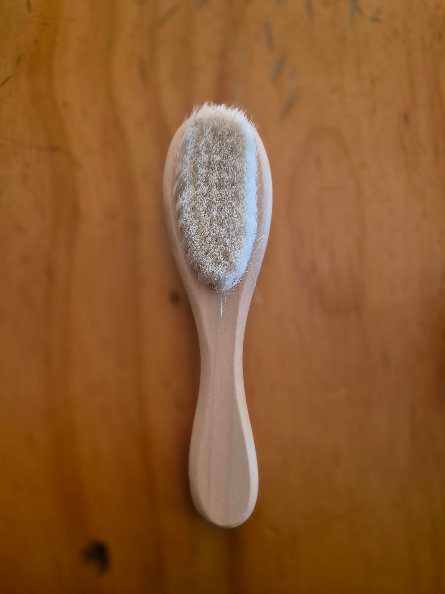 Personalised wooden baby brush and comb set