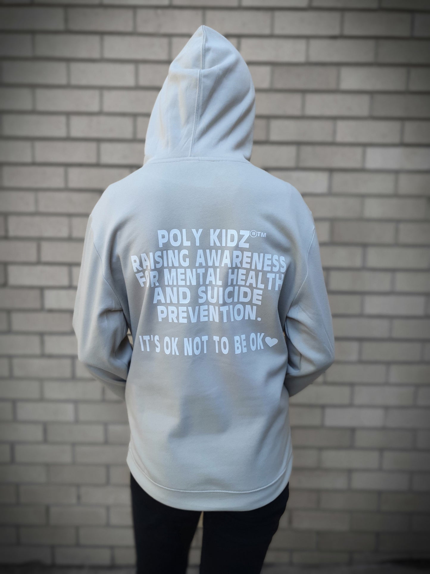 FK SUICIDE®™ GOTCHA BACK®™ SAND mental health hoodie®